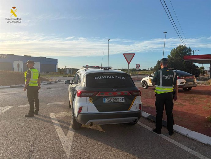 Operativo de vigilancia habilitado por la Guardia Civil.