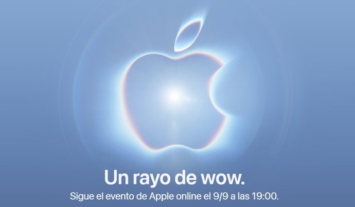 Anuncio presentación de Apple.
