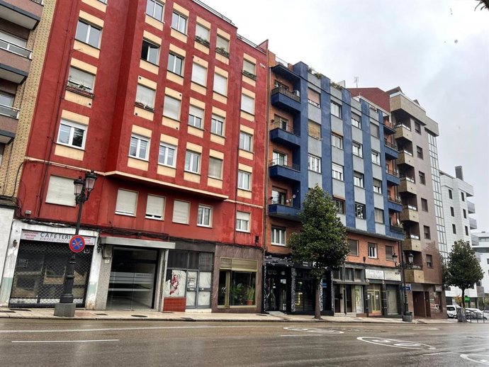 Archivo - Viviendas en Oviedo.
