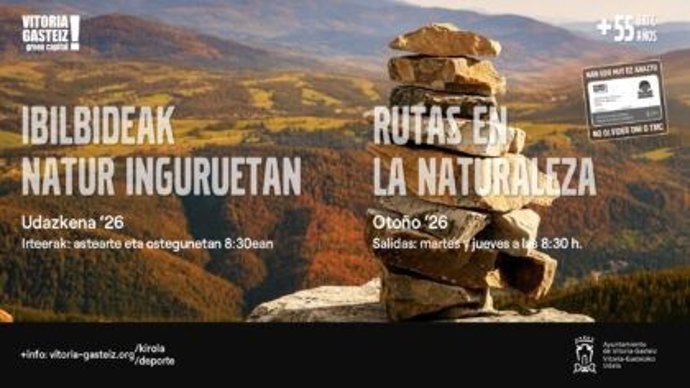 Ibilbideak Natur Inguruetan +55