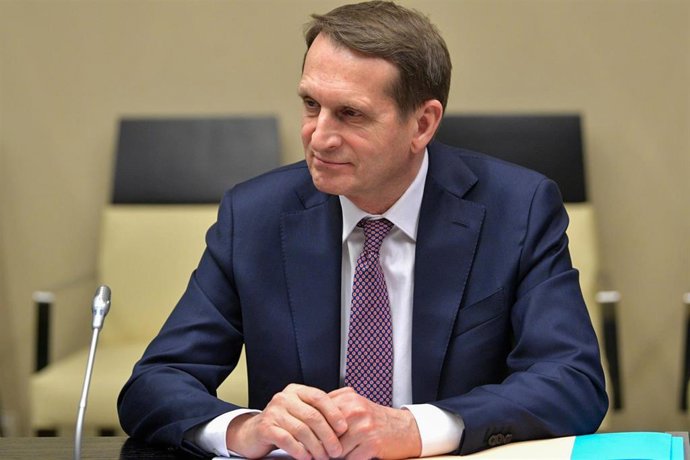 Archivo - Sergei Narishkin, jefe de la Inteligencia rusa.