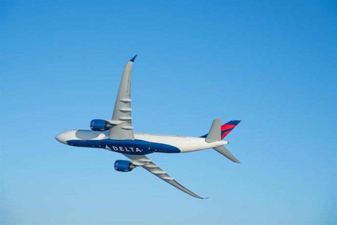 Archivo - Avión de Delta