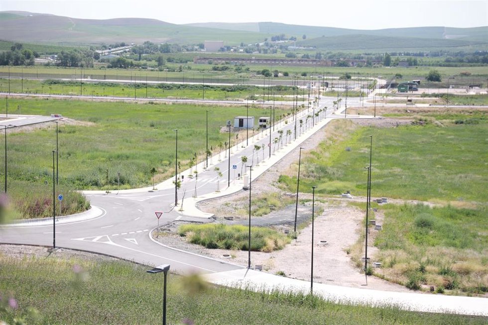 Zona del Polígono de la Rinconada de Córdoba donde se levantará la futura Base Logisitca del Ejército de Tierra 'General de Ejército Javier Varela'.
