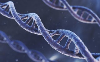 Archivo - Imagen de un concepto de estructura molecular.