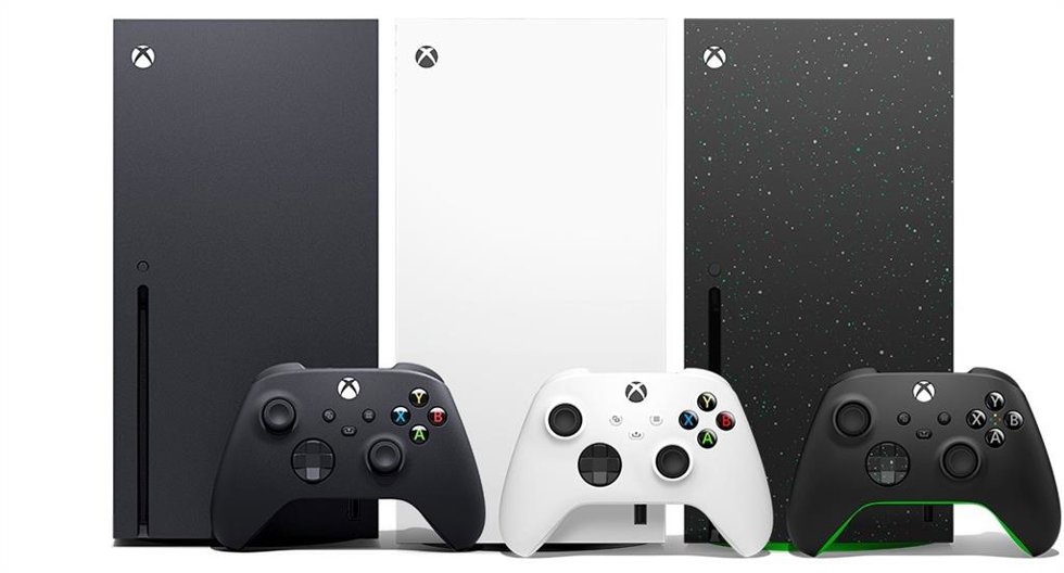 Imagen de las consolas Xbox Series X.