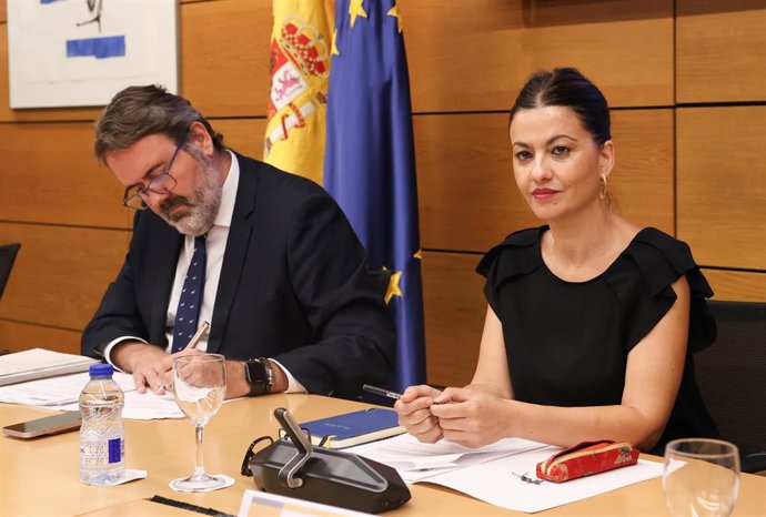 La ministra de Juventud e Infancia, Sira Rego, preside la reunión de la Conferencia Sectorial de Juventud e Infancia, en el Ministerio de Derechos Sociales, Consumo y Agenda 2030, a 27 de agosto de 2026, en Madrid (España).  