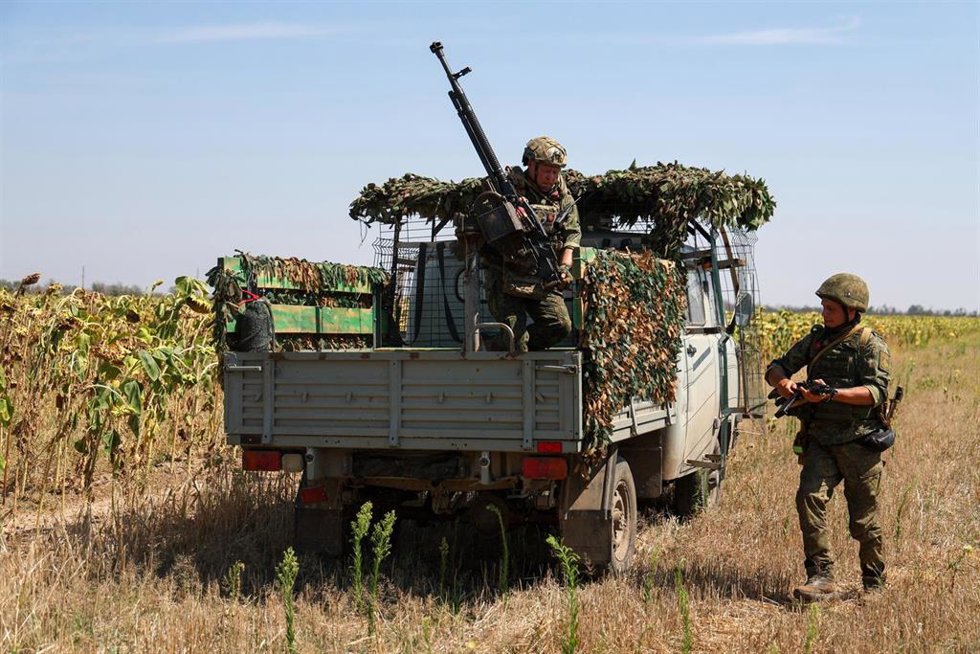 Militares del Ejército de Rusia en la provincia ucraniana de Jersón, parcialmente ocupada en el marco de la invasión desatada en febrero de 2022 (archivo)