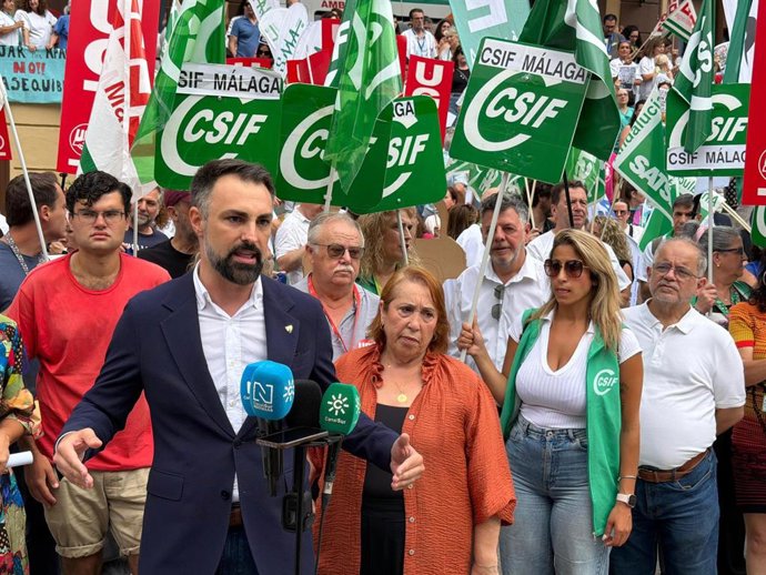 El portavoz del grupo municipal socialista, Mariano Ruiz Araujo, en una imagen de archivo.
