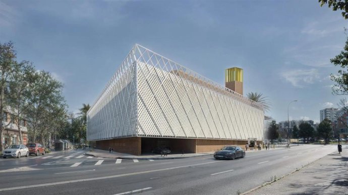 Archivo - Diseño de la mezquita proyectada en una parcela del Polígono Sur