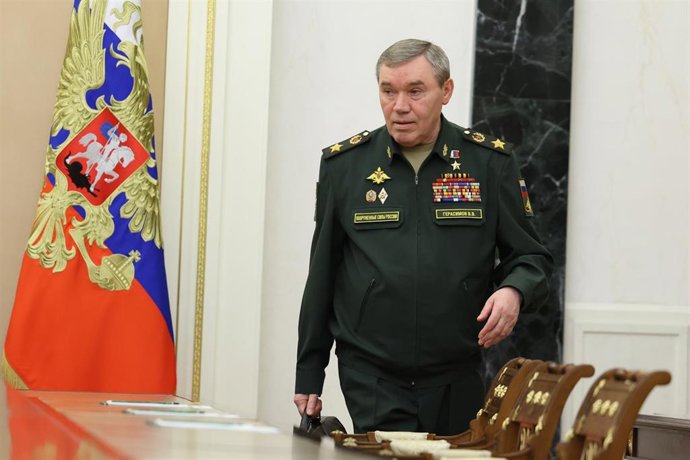 El jefe del Estado Mayor de las Fuerzas Armadas rusas, Valeri Gerasimov.