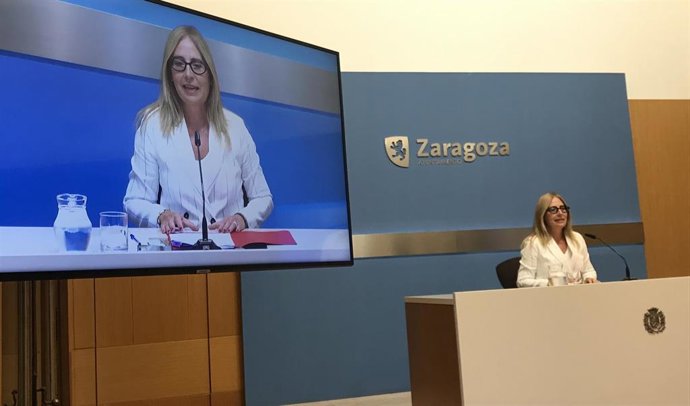 La consejera municipal de Hacienda del Ayuntamiento de Zaragoza, Blanca Solans