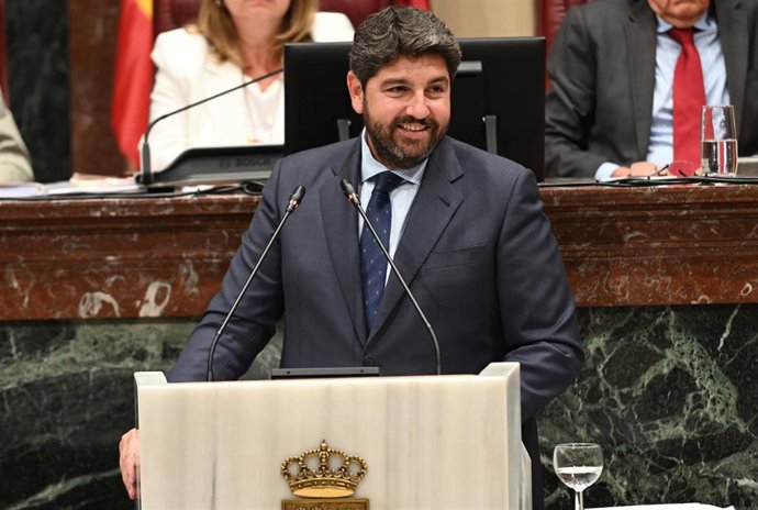 Archivo - López Miras sitúa una financiación autonómica "justa", la industria y la seguridad como prioridades del nuevo curso 