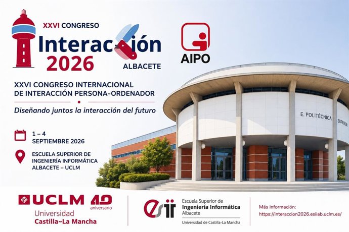 Cartel del congreso en la UCLM.