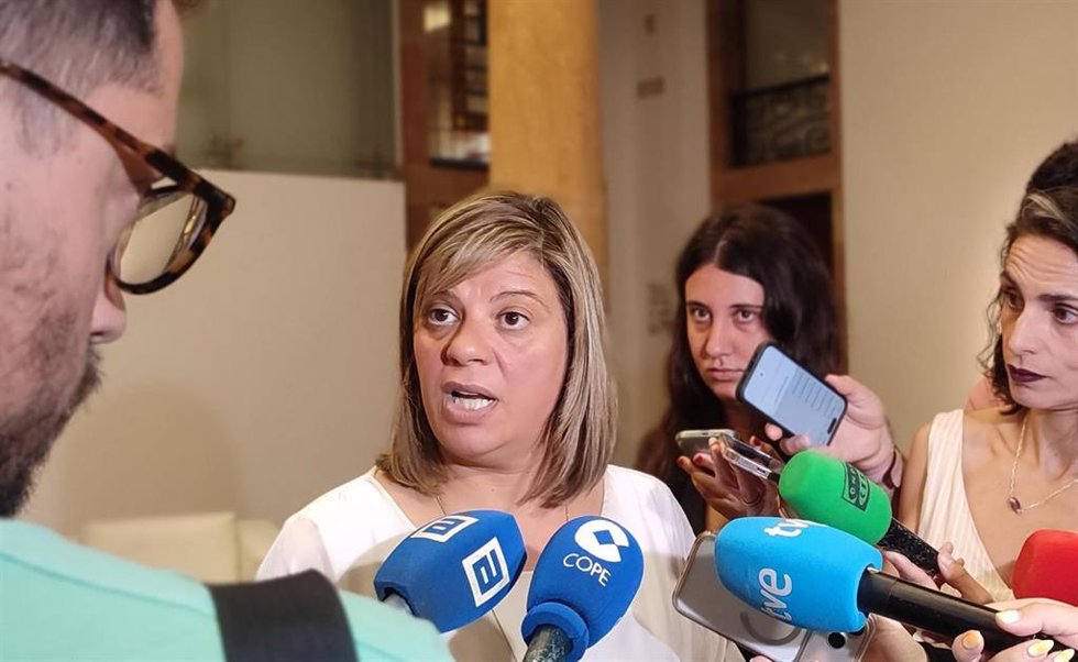 Archivo - La vicepresidenta del Gobierno asturiano, Gimena Llamedo.