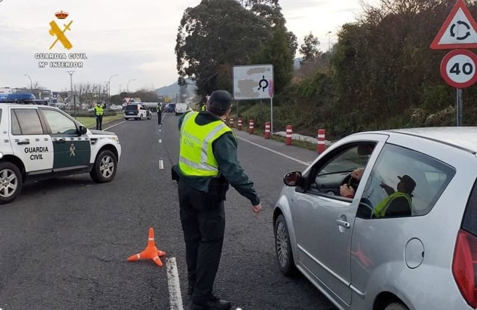 Un control de la Guardia Civil.