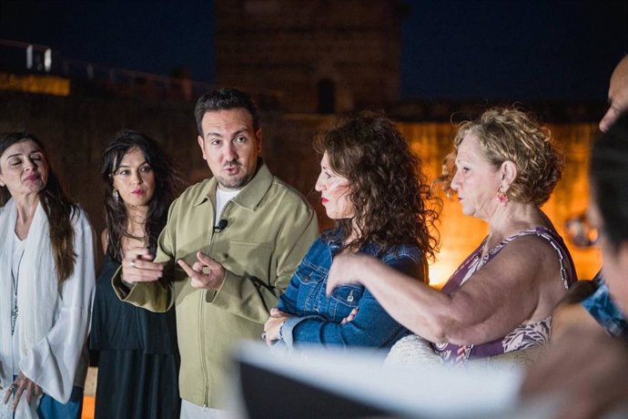 El delegado municipal de Cultura, en la presentación de la 'Noche de San Miguel' de Alcalá de Guadaíra