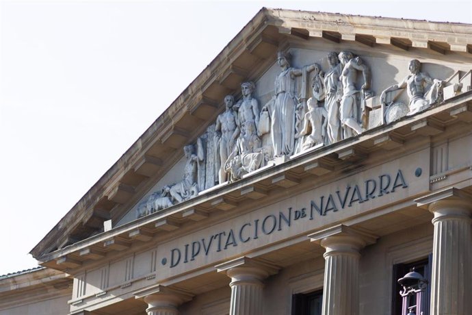 Imagen de la fachada del Palacio de Navarra
