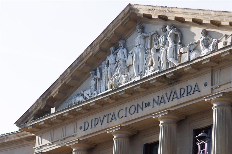 Imagen de la fachada del Palacio de Navarra