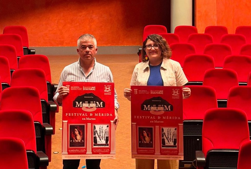 Emilio Torres y Elena Molina presentan las obras procedentes del Festival de Teatro Clásico de Mérida.