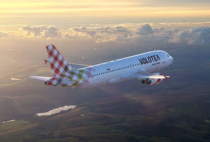 Archivo - Avión de Volotea.