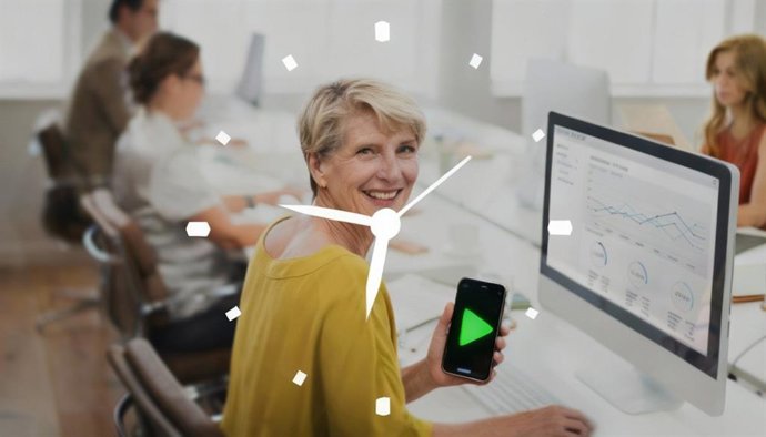 Archivo - Foto de recurso del registro horario.