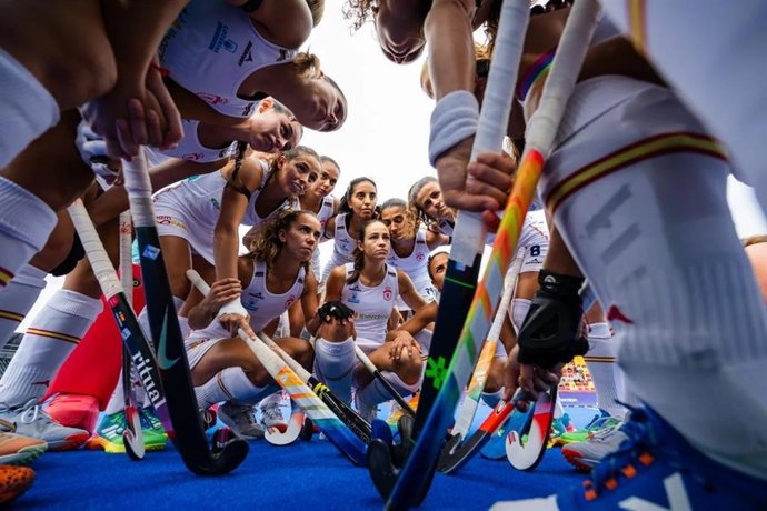 La selección española femenina de hockey hierba