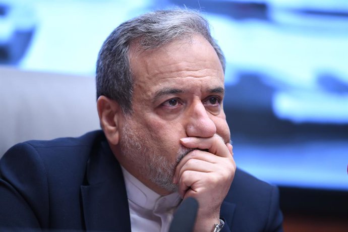 TEHRAN, Aug. 11, 2026  -- Iran's Foreign Minister Seyed Abbas Araghchi attends a ceremony where Iran's Foreign Ministry and Health Ministry sign a memorandum of understanding (MoU) on cooperation in rebuilding infrastructure damaged during the war in Tehr