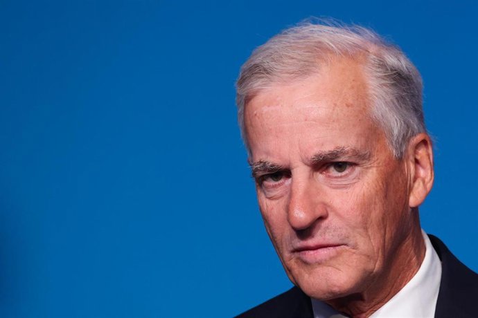 Archivo - El primer ministro de Noruega, Jonas Gahr Store, durante una comparecencia ante la prensa durante la cumbre de la OTAN en Turquía en julio de 2026 (archivo)