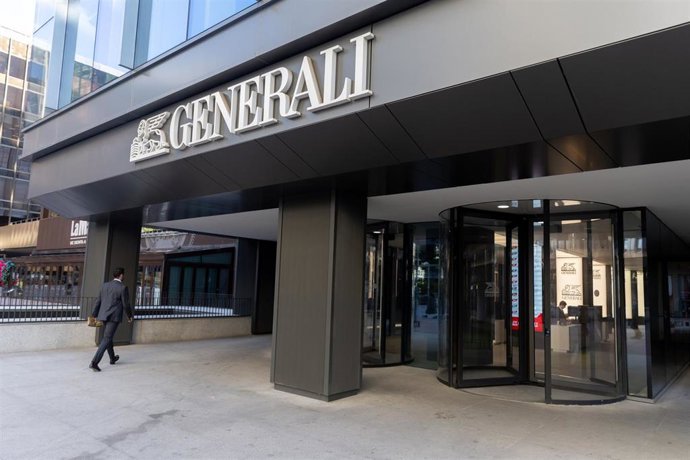 Archivo - Exterior de la sede de Generali España, a 20 de noviembre de 2025, en Madrid (España). Generali España ha completado con éxito la fusión legal con la antigua Liberty Seguros tras recibir todas las autorizaciones regulatorias y la inscripción de 