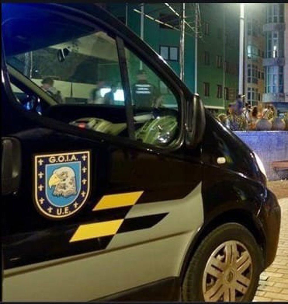 Vehículo de la Policía Local de Las Palmas de Gran Canaria