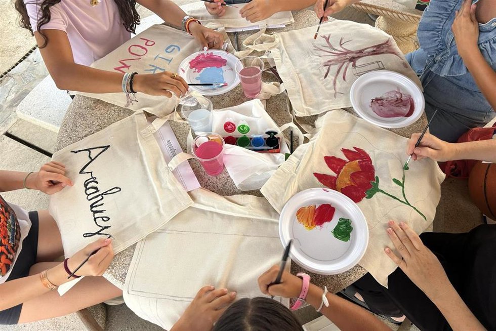 Unas de las actividades, dentro del proyecto.