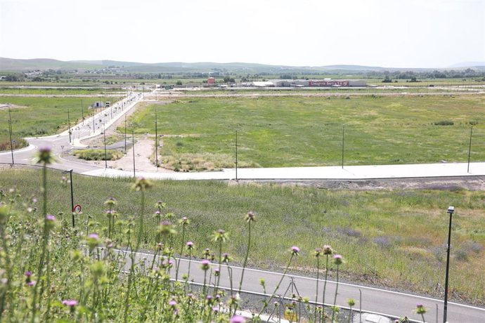 Zona del Parque Industrial de la Rinconada de Córdoba donde se levantará la futura Base Logisitca del Ejército de Tierra 'General de Ejército Javier Varela'.