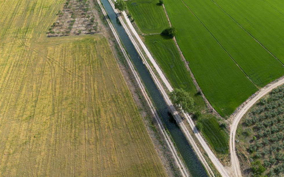 Archivo - Vista del Canal d'Urgell.