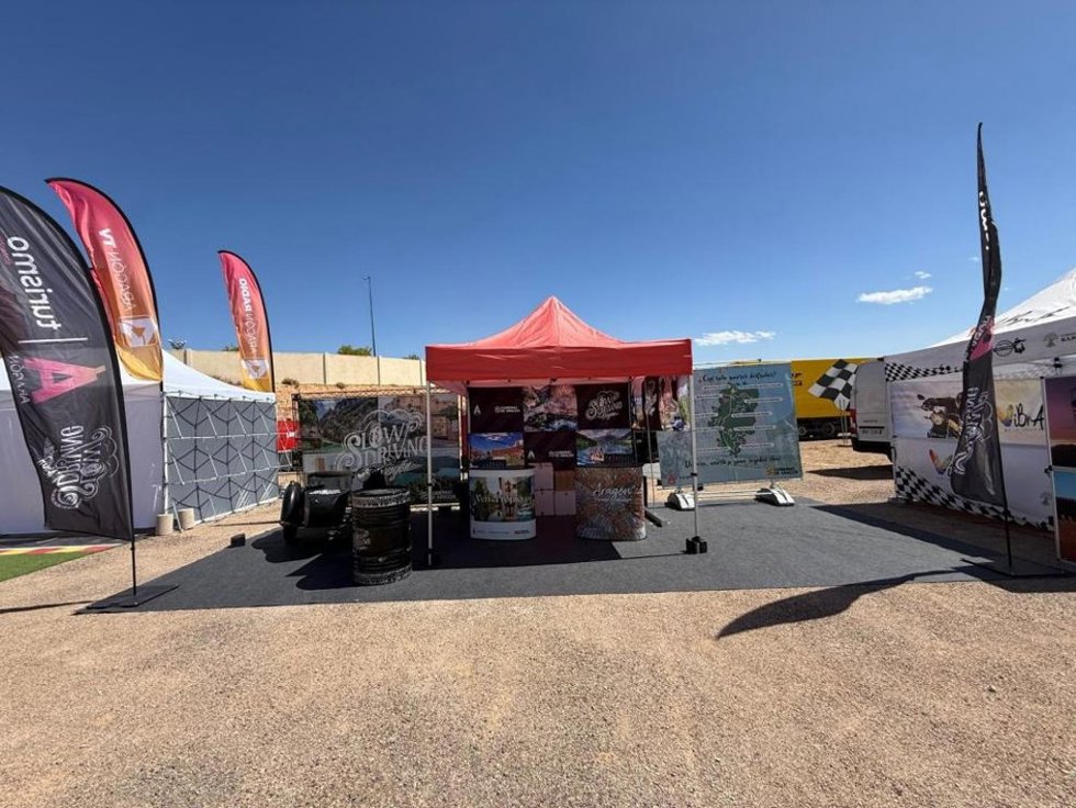 Stand de Turismo de Aragón en Motorland.