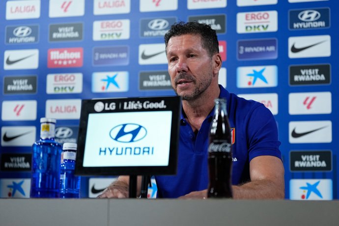 Diego Pablo Simeone en rueda de prensa