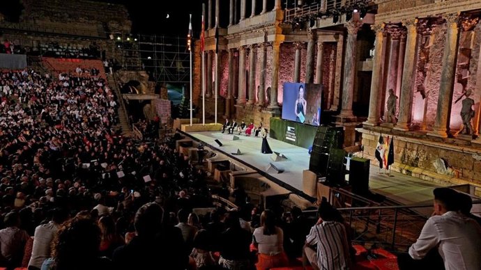 Imagen de archivo de la gala de entregas de las Medallas de Extremadura