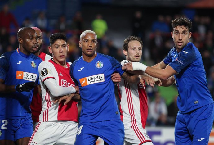 Archivo - Arquivo - MADRID, ESPANHA - 20 DE JANEIRO: Deyverson Brum Silva, do Getafe, durante partida da Liga Europa disputada entre o Getafe CF e o AFC Ajax no Coliseum Alfonso Pérez, em 20 de janeiro de 2020, em Getafe, Madrid, Espanha.