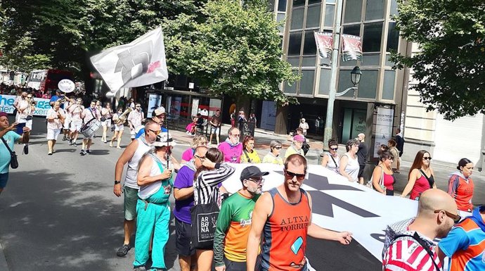 Manifestación de Sare en Bilbao por los presos y exiliados de ETA