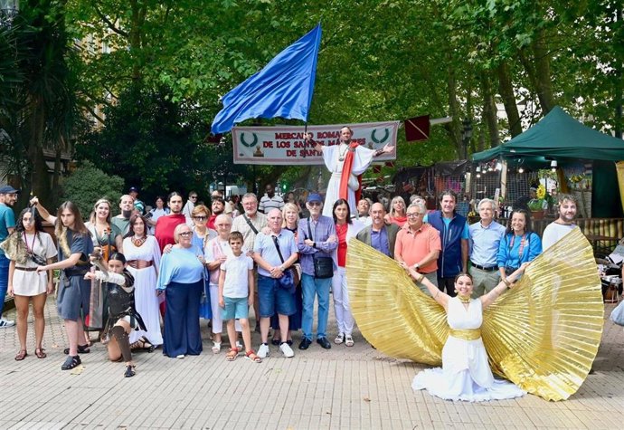 Inauguración del Mercado Romano de Santander