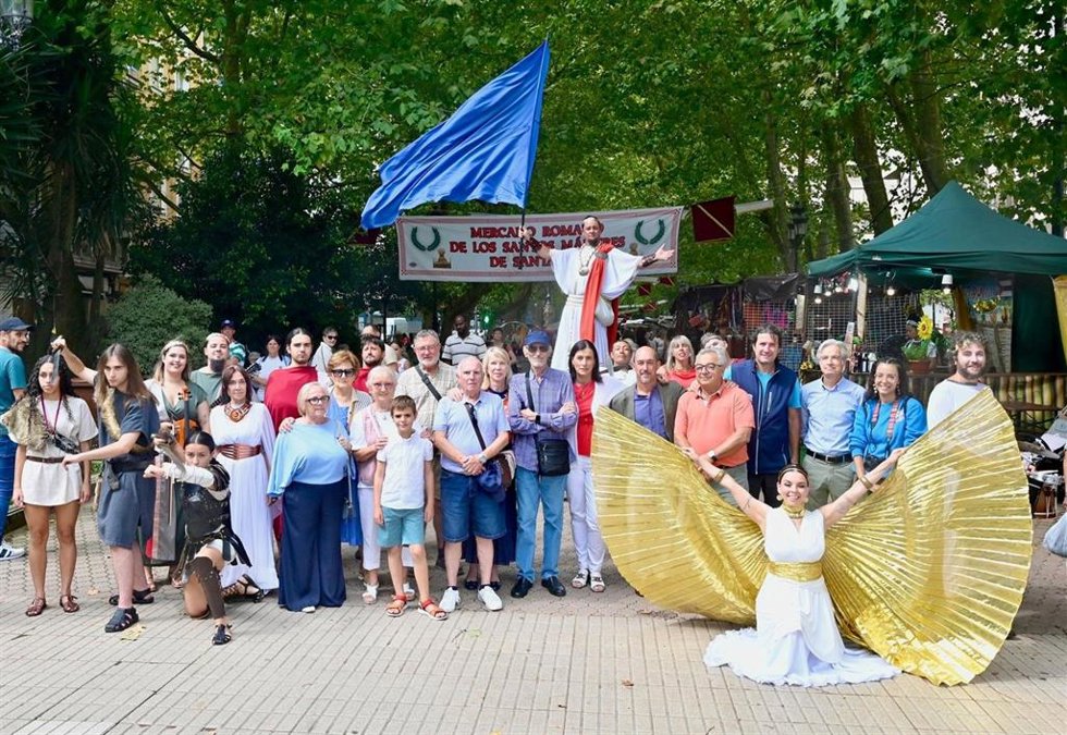 Inauguración del Mercado Romano de Santander