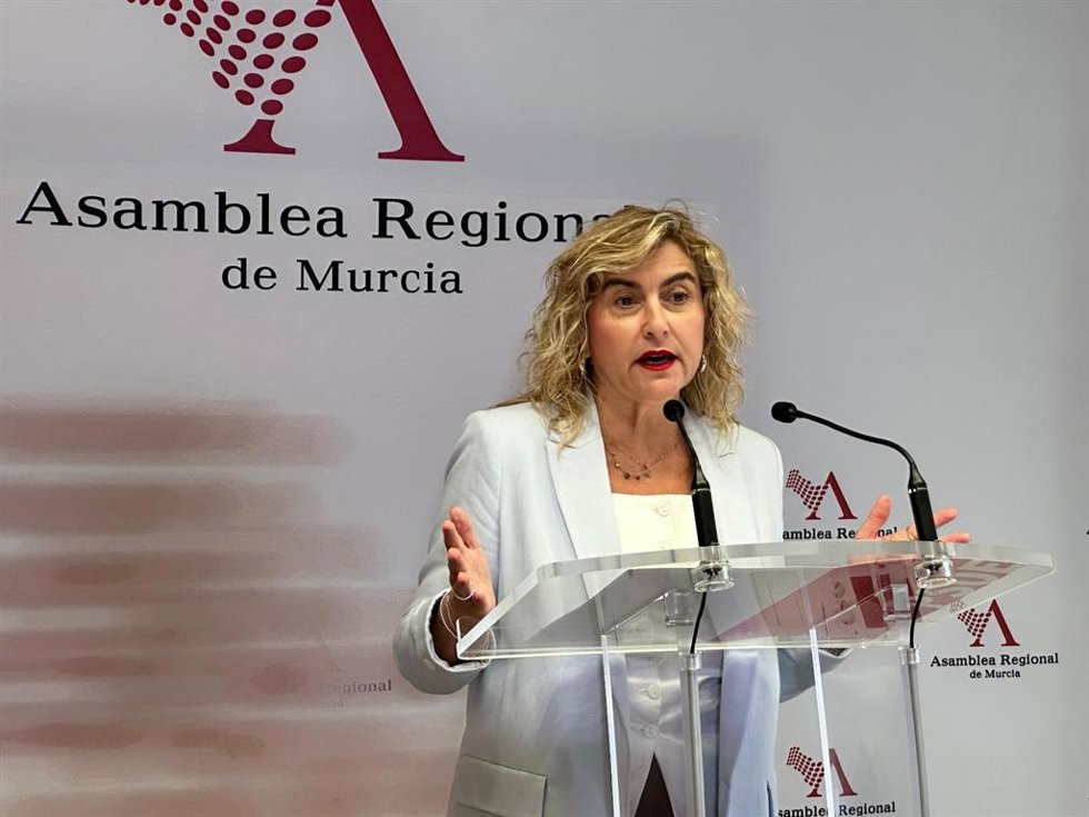 Archivo - La portavoz del Grupo Parlamentario Socialista, Carmina Fernández