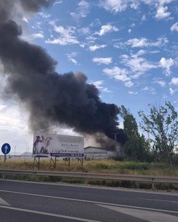 Incendio en un cableado en Atarfe a 28 de agosto de 2026. El presunto autor del fuego ha sido detenido por la Guardia Civil.