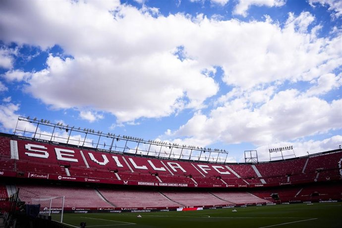 Archivo - General view of the stadium before the Spanish league, La Liga EA Sports, football match played between Sevilla FC and Getafe CF at Ramon Sanchez-Pizjuan stadium on September 14, 2024, in Sevilla, Spain.