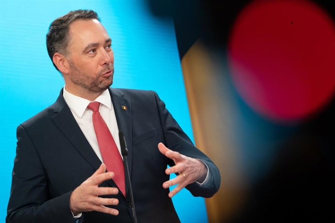 Archivo - El ministro de Exteriores de Bélgica, Maxime Prévot,