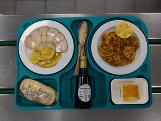 Menú especial del Hospital de Linares con motivo de la Feria de San Agustín.