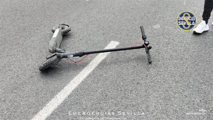 Archivo - Imagen de archivo de un patinete eléctrico implicado en un atropello 
