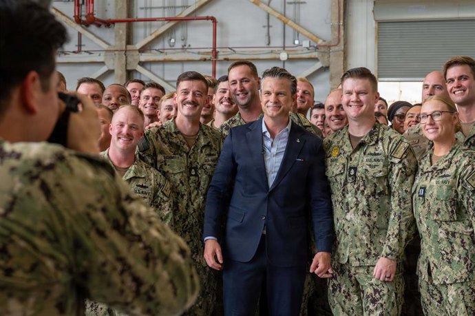 Archivo - El secretario de Defensa de Estados Unidos, Pete Hegseth