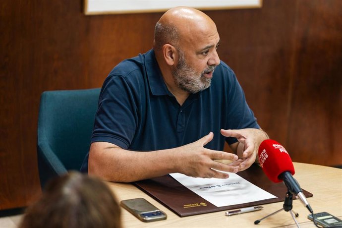 El alcalde de Palma, Jaime Martínez, durante la entrevista.