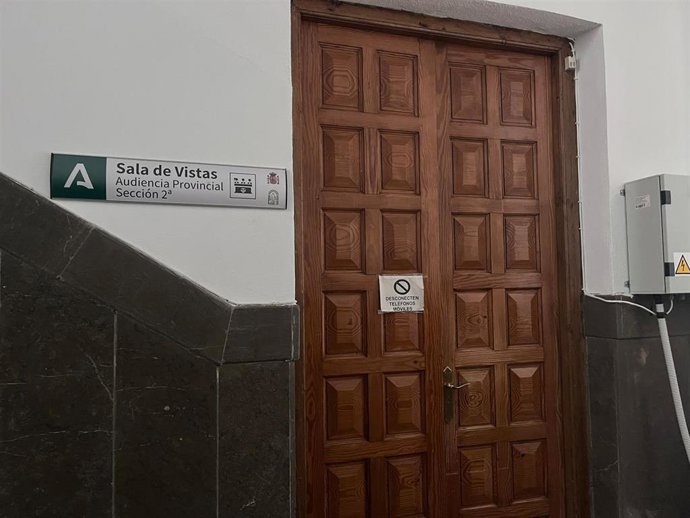 Archivo - Sala de vistas de la Sección Segunda de la Audiena Provincial de Granada.