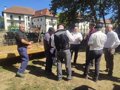 Una almadía de dos tramos realizada en auzolan se suma a la fiesta de los oficios tradicionales de Ochagavía